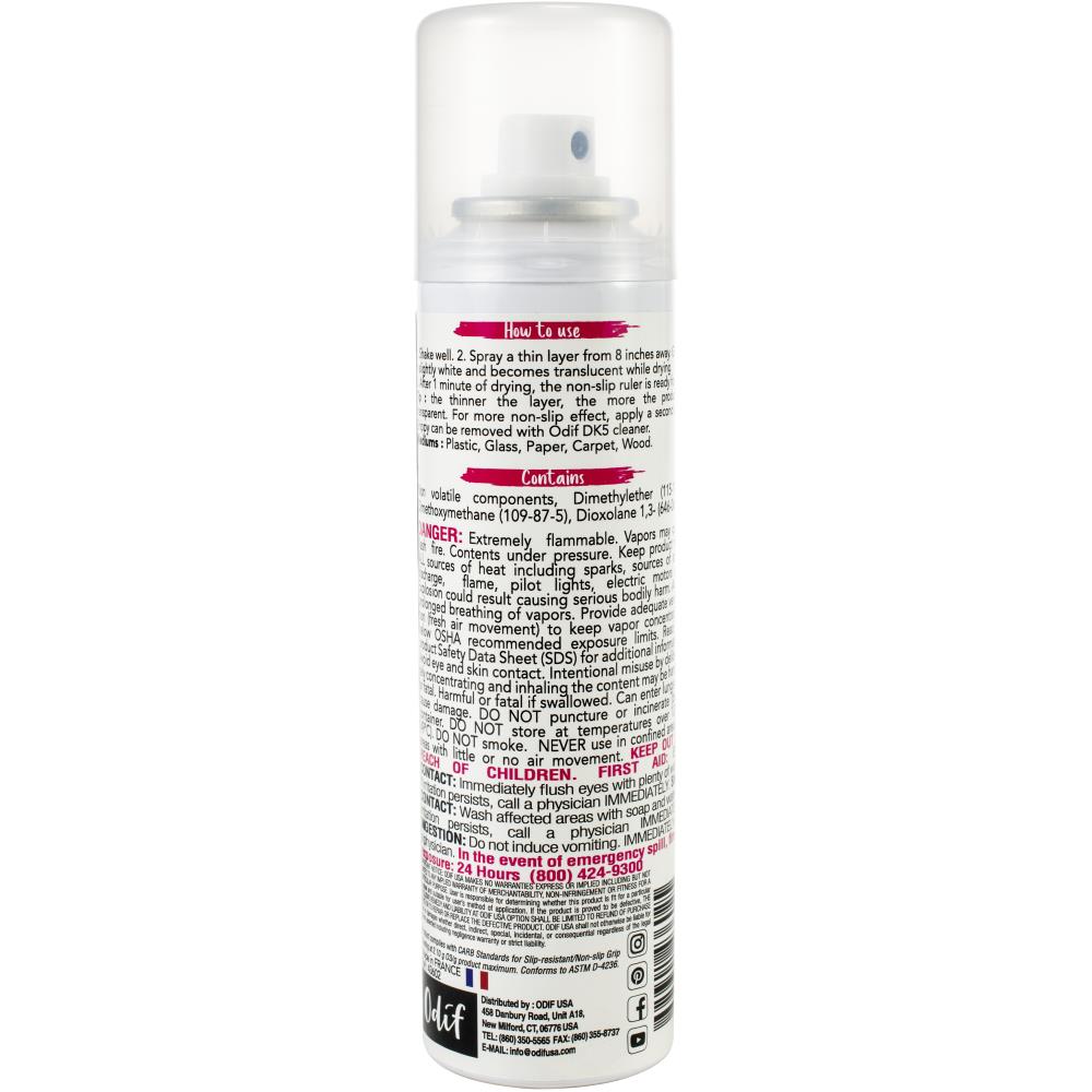 Grippy Non-Slip Coating / Recubrimiento Anti Derrapante en Spray Adhesivos / Pegamentos Odif USA