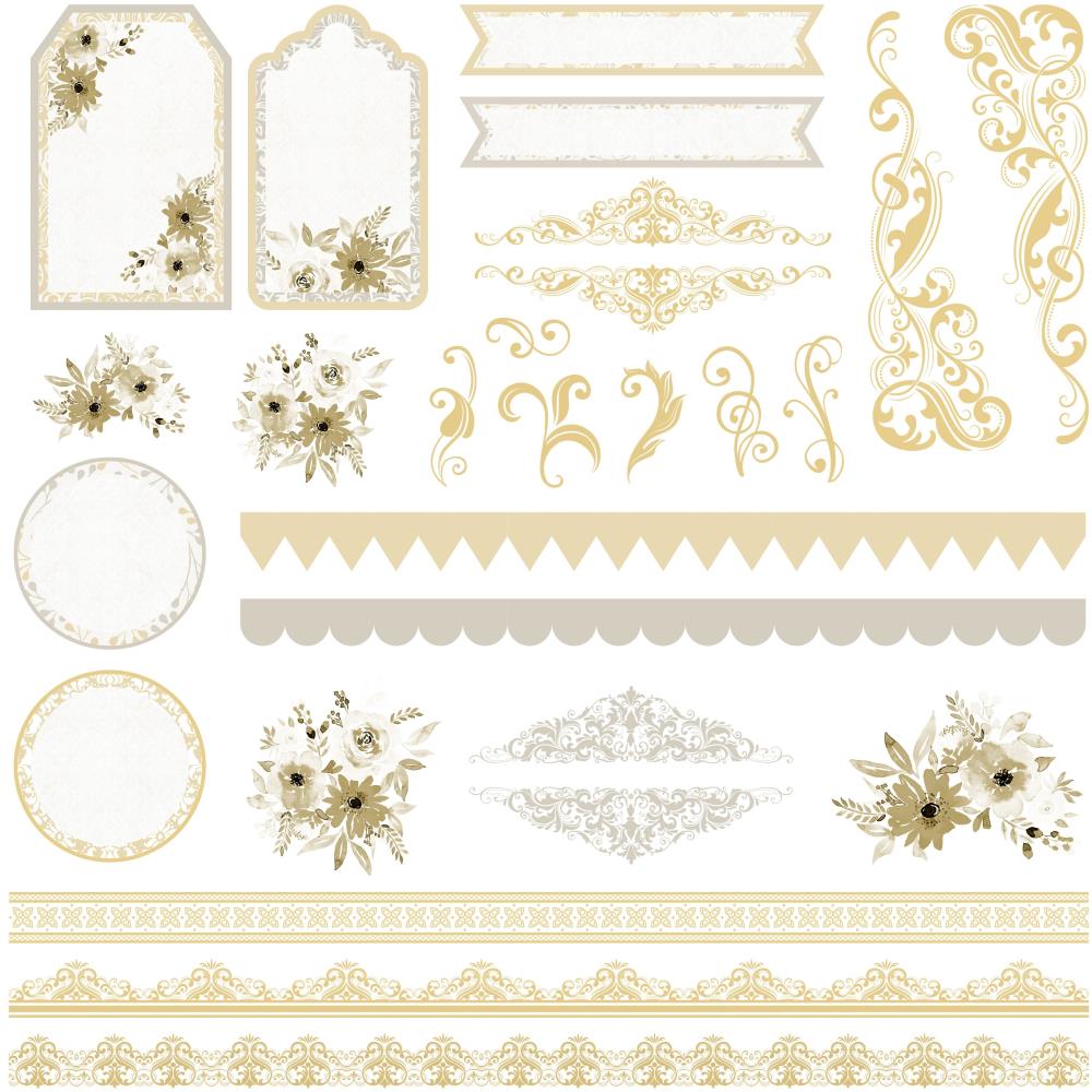 Amor Mio Cardstock Pack 12" / Paquete de 12 Hojas de Cartulina Amor Mio Papel Little Birdie