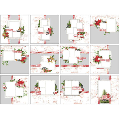 Christmas Spectacular Big Picture Album Kit / Kit para Armar Álbum Completo 8" Navideño Albumes 49 and Market