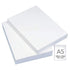 100 Hojas de Papel color Blanco 120gr A5 Encuadernacion Hobbees