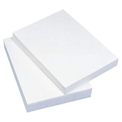 100 Hojas de Papel color Blanco 120gr A5 Encuadernacion Hobbees