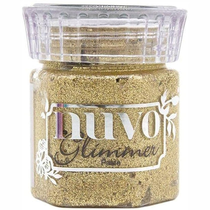 Glimmer Paste Glitteratti Gold / Pasta Dorada Pastas Texturizadoras y Medios Mixtos Nuvo