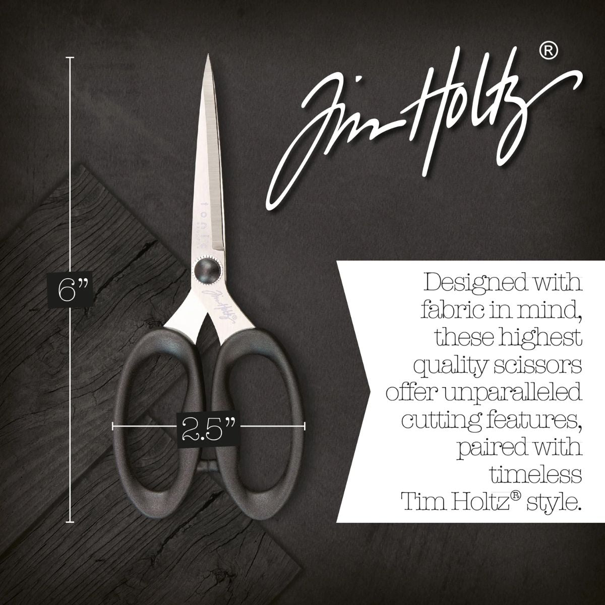 Tim Holtz Haberdashery Scissors 6" / Tijeras de Mercería Tijeras / Cutters Tonic Studios