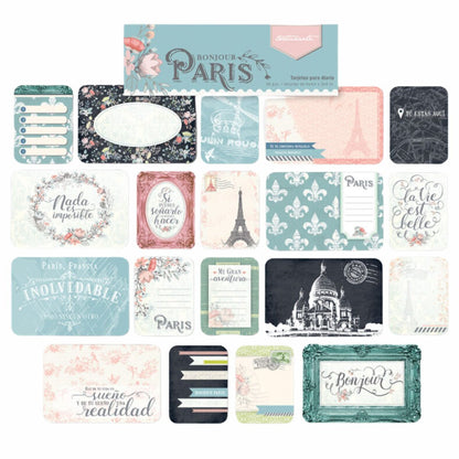 Tarjetas para Diario Bonjour Paris Descontinuado Texturarte