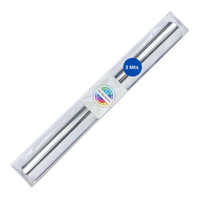 Rollo Foil Papel Metalizado Plateado Multicolor Descontinuado Foil Multicolor