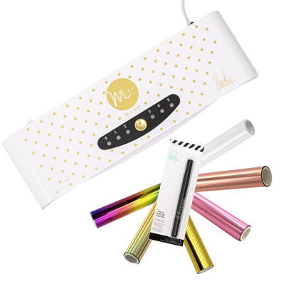 Minc Foil Machine Heidi Swapp 12" Value Pack / Máquina para Metalizar Papel Minc Kit Minc Heidi Swapp