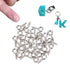 50 Mini Armellas Plateadas Accesorios Hobbees