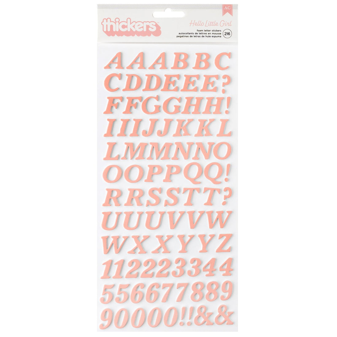 Hello Little Girl Colección Completa Value Pack Papel American Crafts