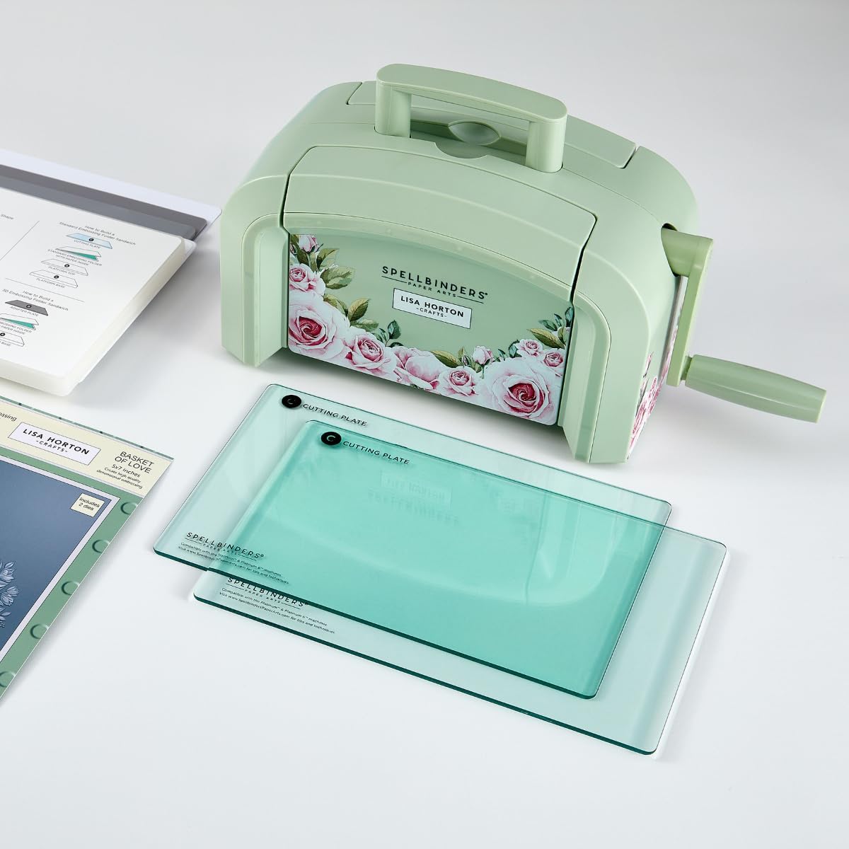 Sage Green Extended Cutting Plates C / 2 Placas de Corte Extendidas Verde Salvia Accesorios para Troqueladoras Spellbinders