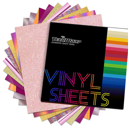Aurora Sheets Pack / 10 Hojas de Vinil Adhesivo Variado Aurora Descontinuado Teckwrap