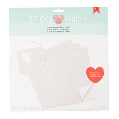 Double-Sided Adhesive Sheets 12" / Hojas adhesivas de doble cara Adhesivos / Pegamentos Sticky Thumb
