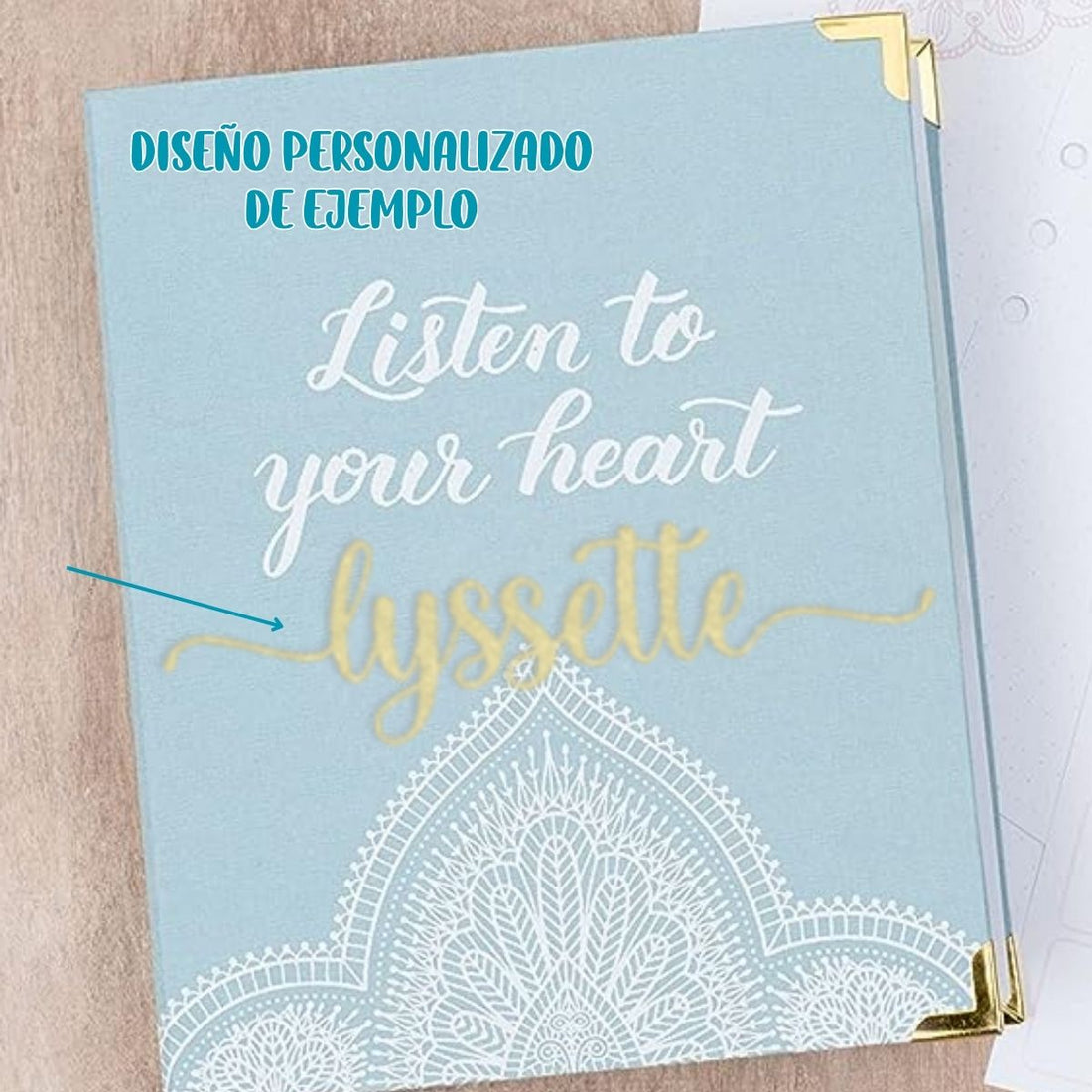 Journal Peace Binder / Paquete de Agenda y Separadores Agendas y Journals Kelly Creates