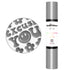 Silver Puff Heat Transfer Vinyl / Vinil Termoadhesivo 3D Plata Viniles Teckwrap