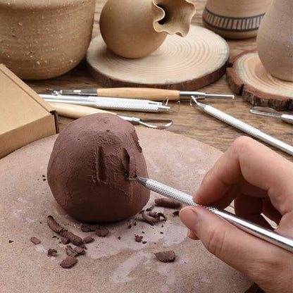 Pottery Tool Set / 6 Herramientas de Alambre para Modelado Herramientas para Modelado Tree House Studio