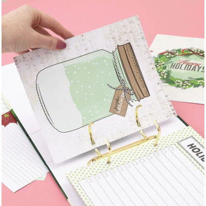 Evergreen &amp; Holly  6x8" / Álbum Fotográfico Navideño Albumes Vicki Boutin