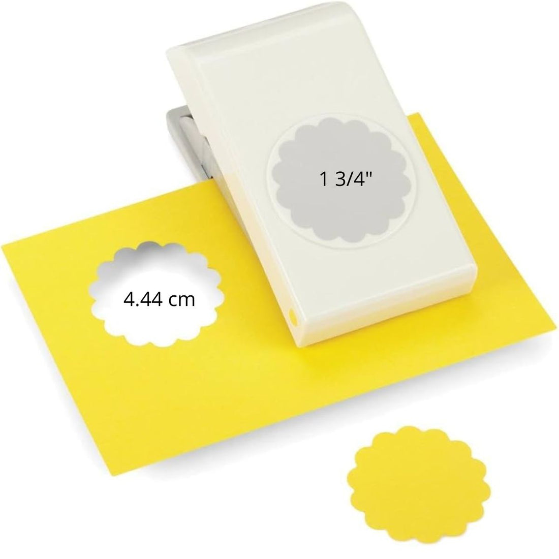 Slim Punch Scalloped Circle 1 3/4" / Perforadora de Círculo de Escalopa 4.44 cm Perforadoras Ek Success