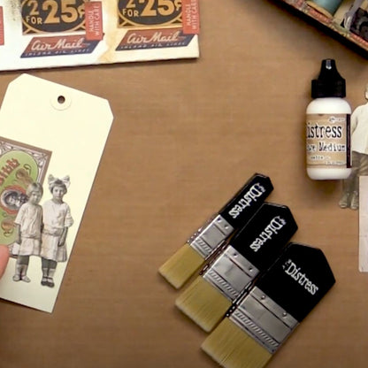 Distress Collage Brush 1.25" / Brocha para Collage Tim Holtz Pinceles y Brochas Tim Holtz - Ranger