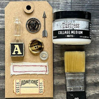 Distress Collage Brush 1.25" / Brocha para Collage Tim Holtz Pinceles y Brochas Tim Holtz - Ranger