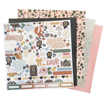 Forever Fields Paper Pad 12" / Block de Papel Maggie Holmes Stickers American Crafts