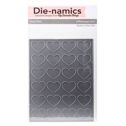 Suaje de Corte de Placa de Corazones / Fluttering Hearts Cover Up Dados de Corte / Suajes / Troqueles Die Namics