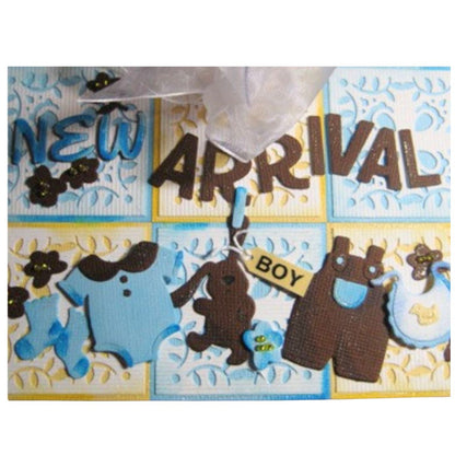 Baby Boy Clothes Die / Suaje de Corte de Tendedero de Ropa de Niño DESCONTINUADO Cottage Cutz