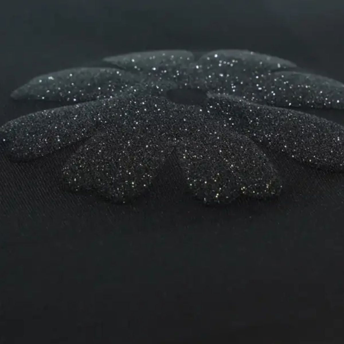 Black Glitter Puff Heat Transfer Vinyl / Vinil Termoadhesivo Inflable Negro Descontinuado Teckwrap