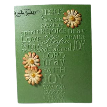 Embossing Cross With Script / Folder de Grabado Cruz Folders de Grabado Darice