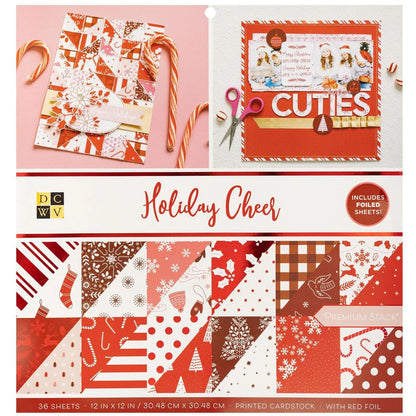 Holiday Cheer 12" / Block de Papel Navideño Descontinuado DCWV