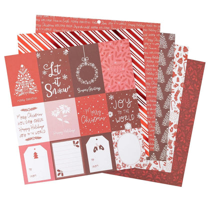 Holiday Cheer 12" / Block de Papel Navideño Descontinuado DCWV