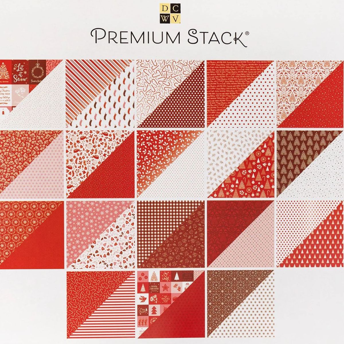 Holiday Cheer 12" / Block de Papel Navideño Descontinuado DCWV