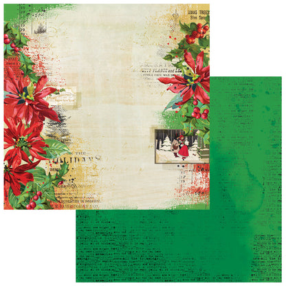 Christmas Spectacular Cardstock 12" / Block de Cartulina Navideña Doble Cara Papel 49 and Market