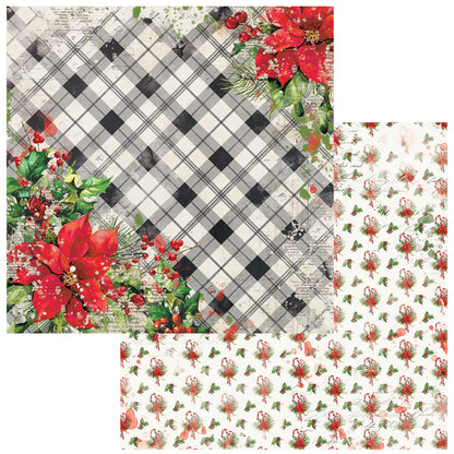 Christmas Spectacular Cardstock 12" / Block de Cartulina Navideña Doble Cara Papel 49 and Market
