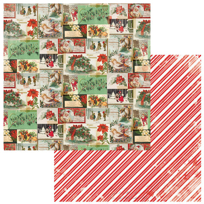 Christmas Spectacular Cardstock 12" / Block de Cartulina Navideña Doble Cara Papel 49 and Market