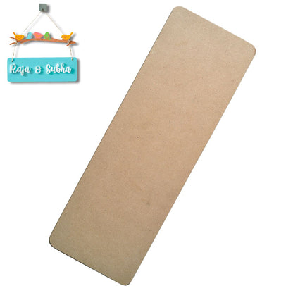 MDF Base Name Board / Base para Nombres de MDF Decoupage Little Birdie