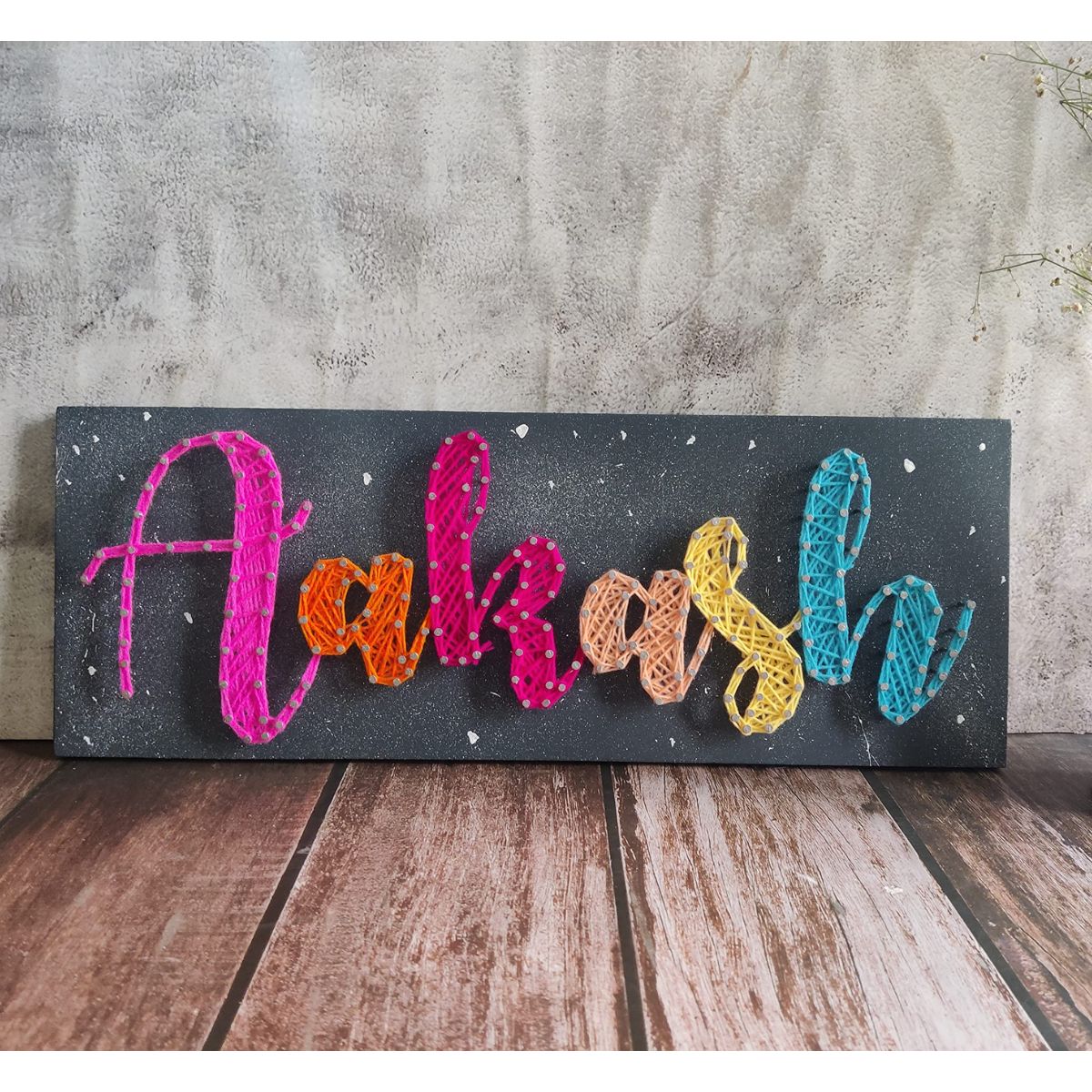 MDF Base Name Board / Base para Nombres de MDF Decoupage Little Birdie