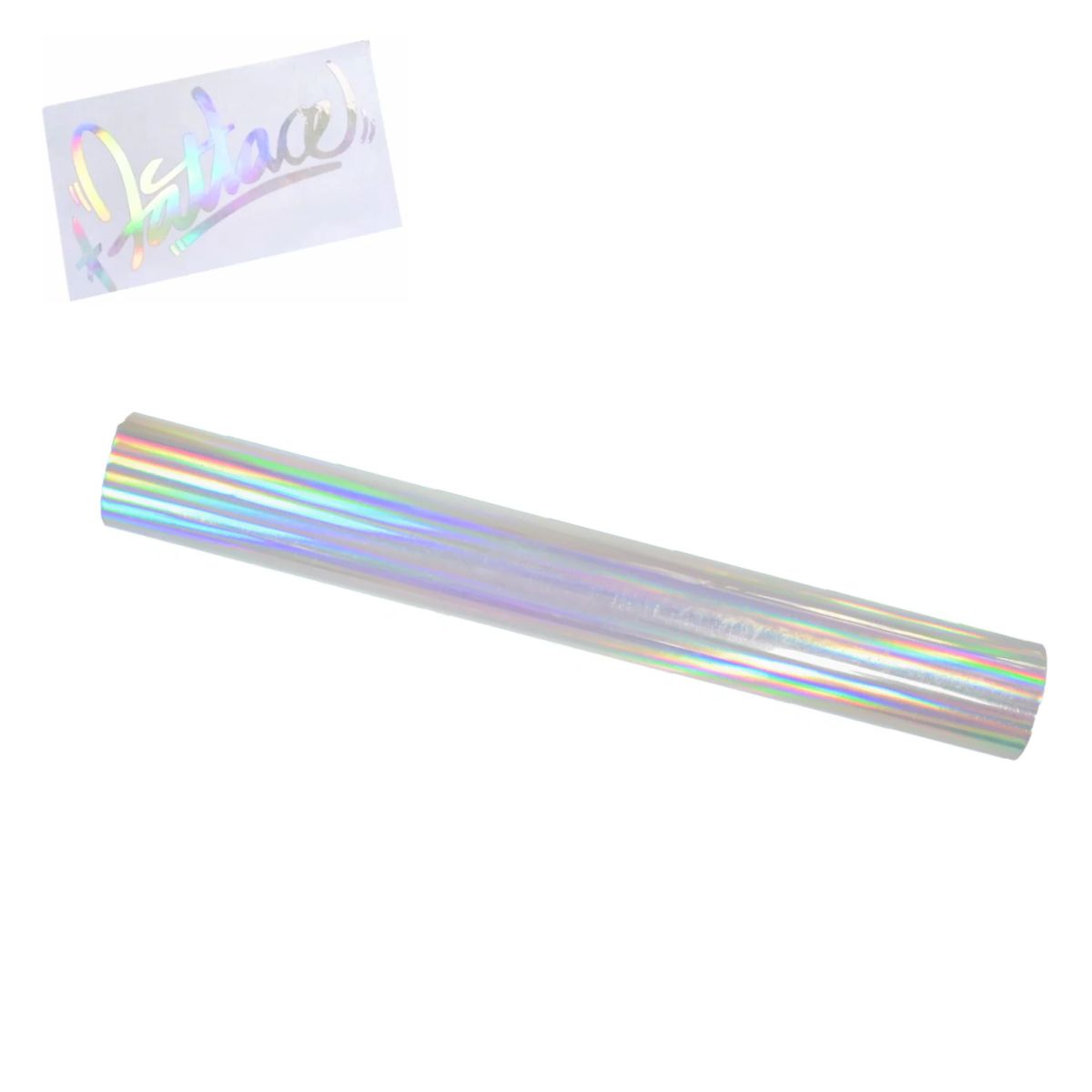 Rollo de Foil 5 m para Tinta Toner Plata Holográfica Foil Hobbees
