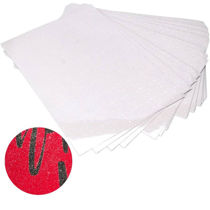 5 Hojas de Laminado en Frío Glitter Escarchado Acetato y Especializados Hobbees