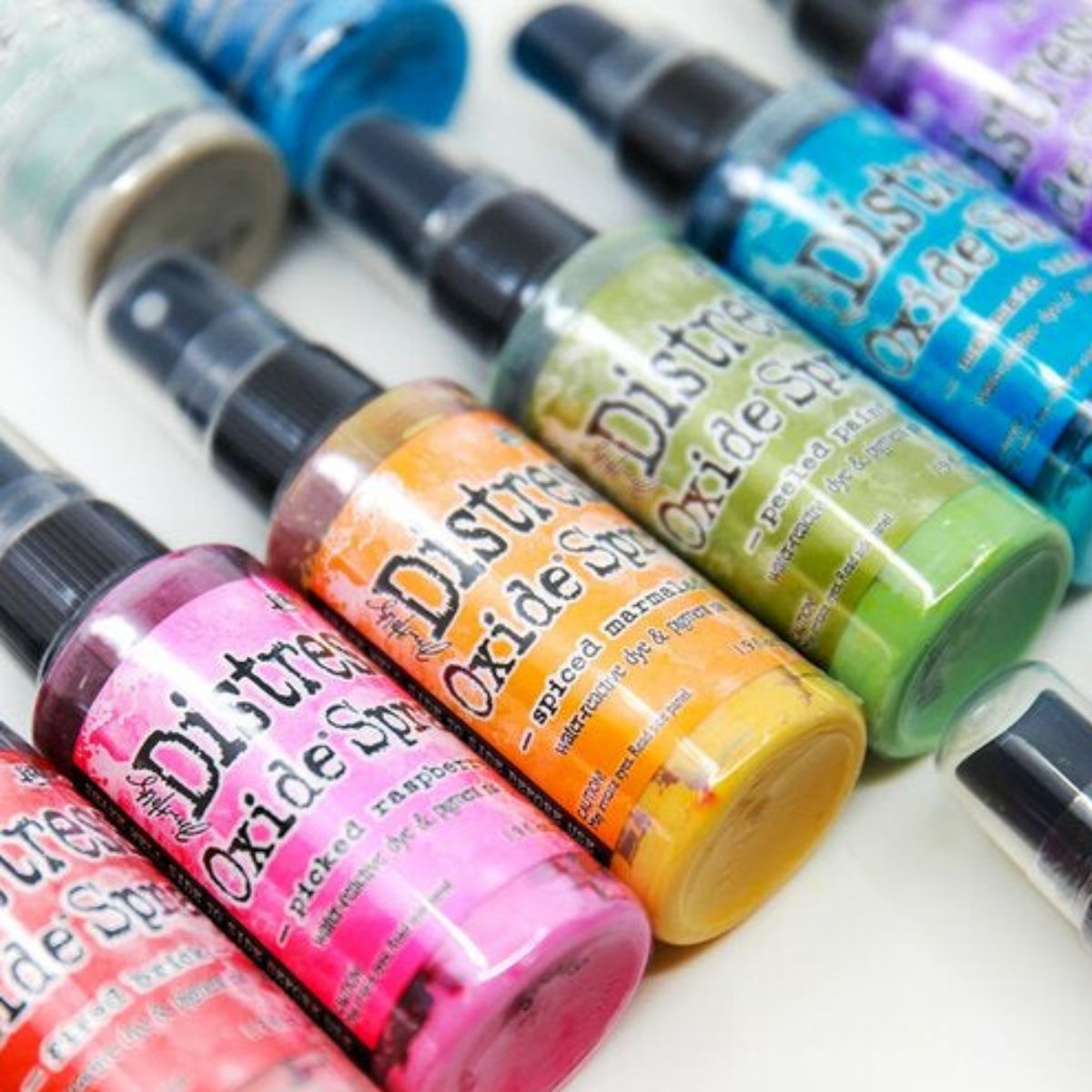 Tim Holtz Oxides Spray Bundle 1 / Paquete de Tintas en Spray Efecto Oxidado Descontinuado Ranger