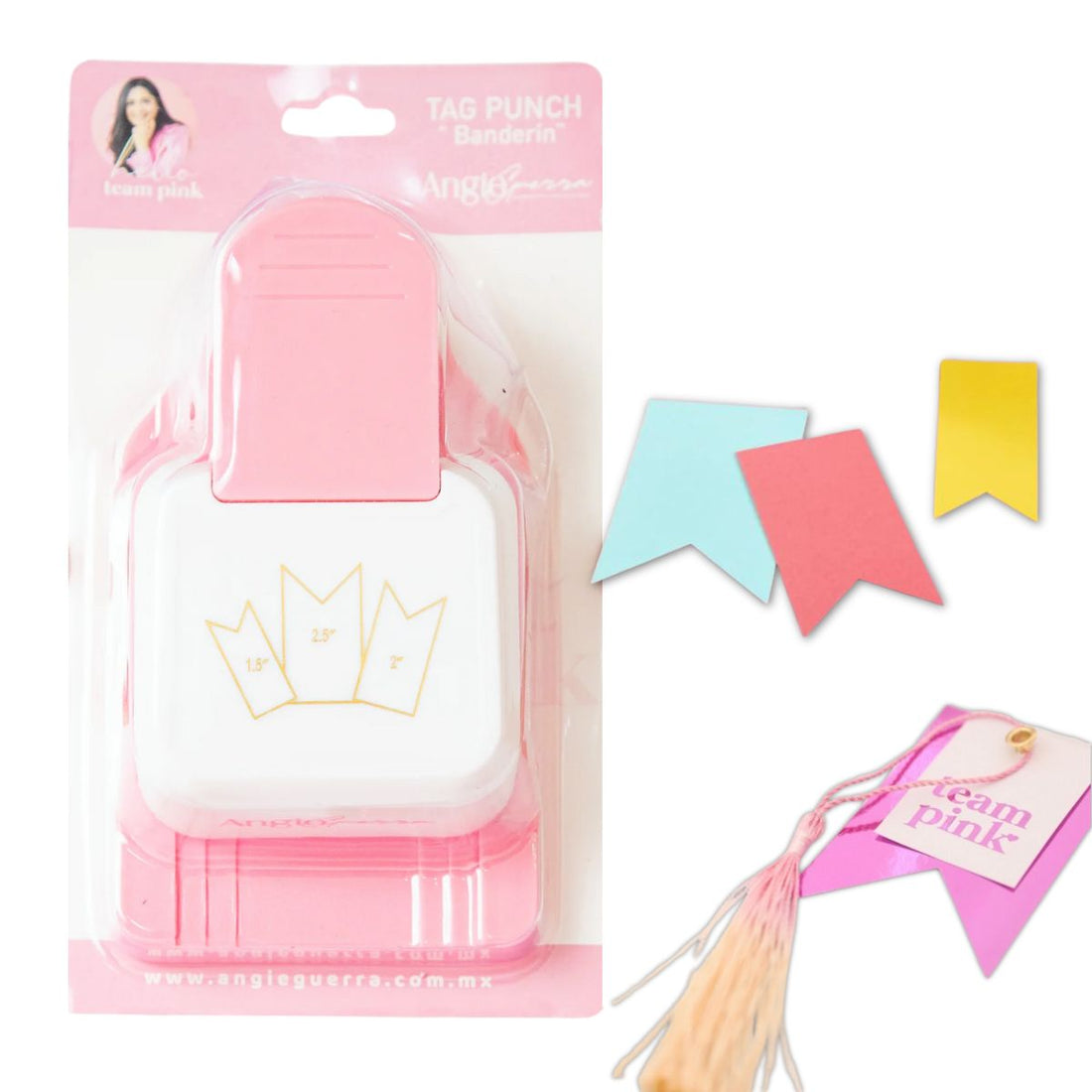 Perforadora Tag Punch Banderín Perforadoras Angie Guerra