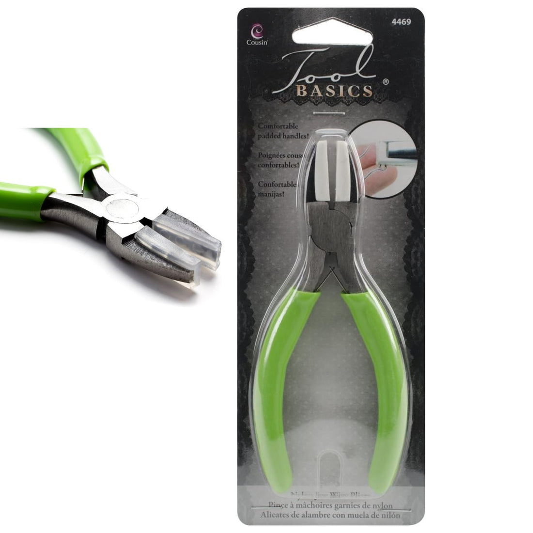 Nylon Jaw Wire Pliers / Pinzas de Alambre con Muela de Nylon Herramientas Cousin