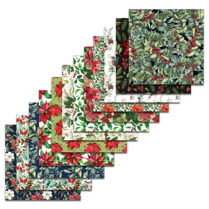Holiday Evergreen Bough 6" / Block de Papel Navideño Papel DCWV