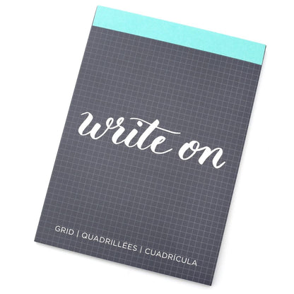 Travel Practice Pad Grid / Cuaderno de Practicas para Lettering Cuadriculado Caligrafía Kelly Creates