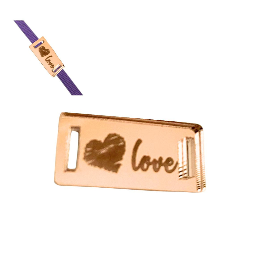 Dijes de Acrílico para Encuadernación Oro Rosa Encuadernacion Hobbees