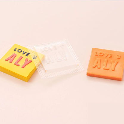 Mold Press Alphabet Stickers / Estampas de Alfabeto 3D Minúsculas Estampas We R Memory Keepers
