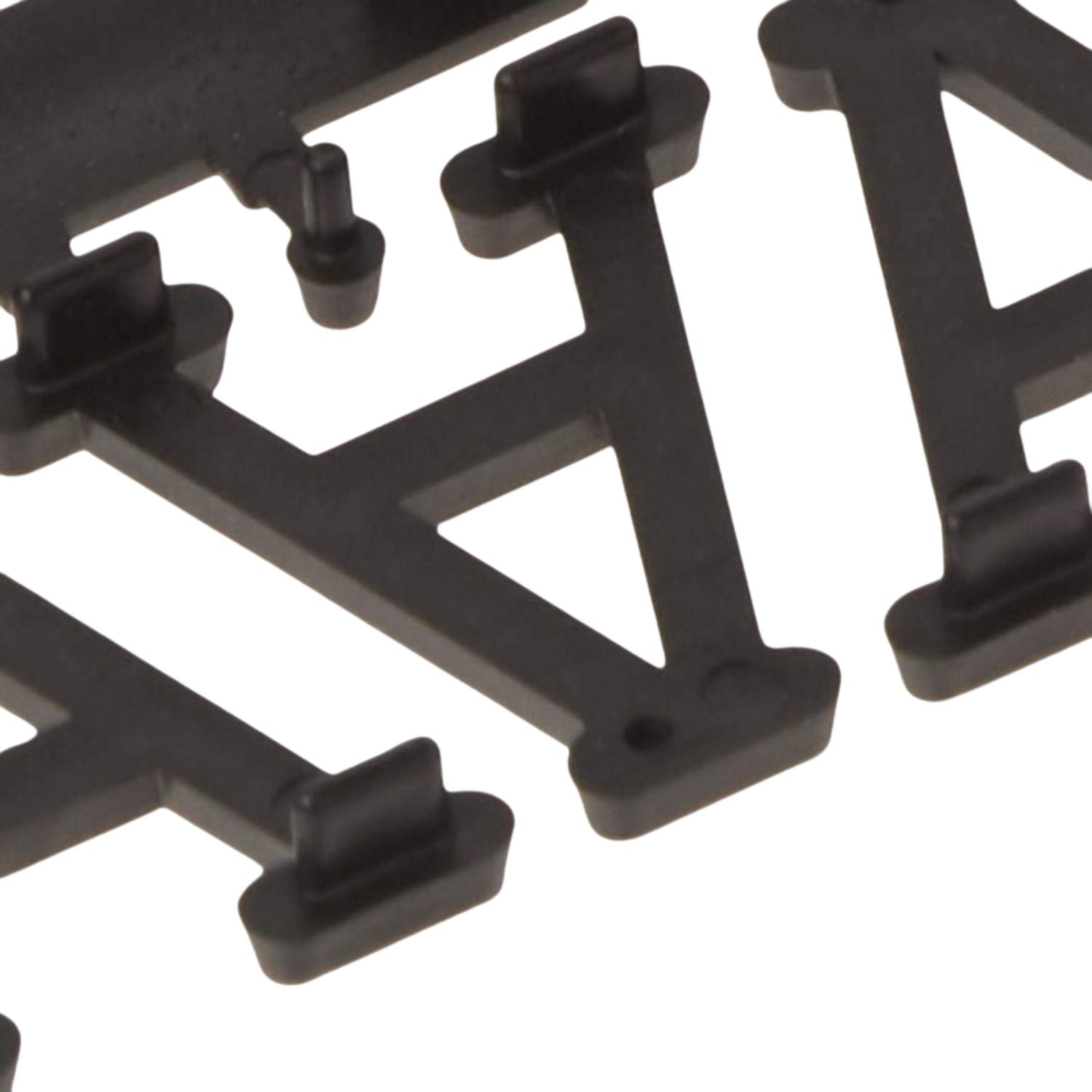 Black 1" Letters / Letras Negras Para Tablero Accesorios DCWV