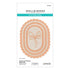 Scallop and Stitched Edge Oval Cutting Dies / Suajes Grabados Óvalos Bordes Cosidos Festoneados Dados de Corte / Suajes / Troqueles Spellbinders