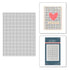 Journal Grid Registation Press Plates / Placa para Estampado y Grabado Cuadricula Accesorios para Suajadoras Spellbinders