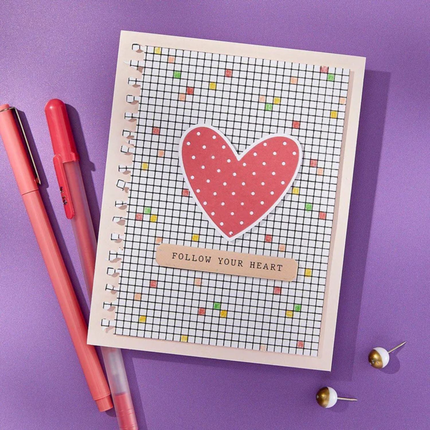 Journal Grid Registation Press Plates / Placa para Estampado y Grabado Cuadricula Accesorios para Suajadoras Spellbinders