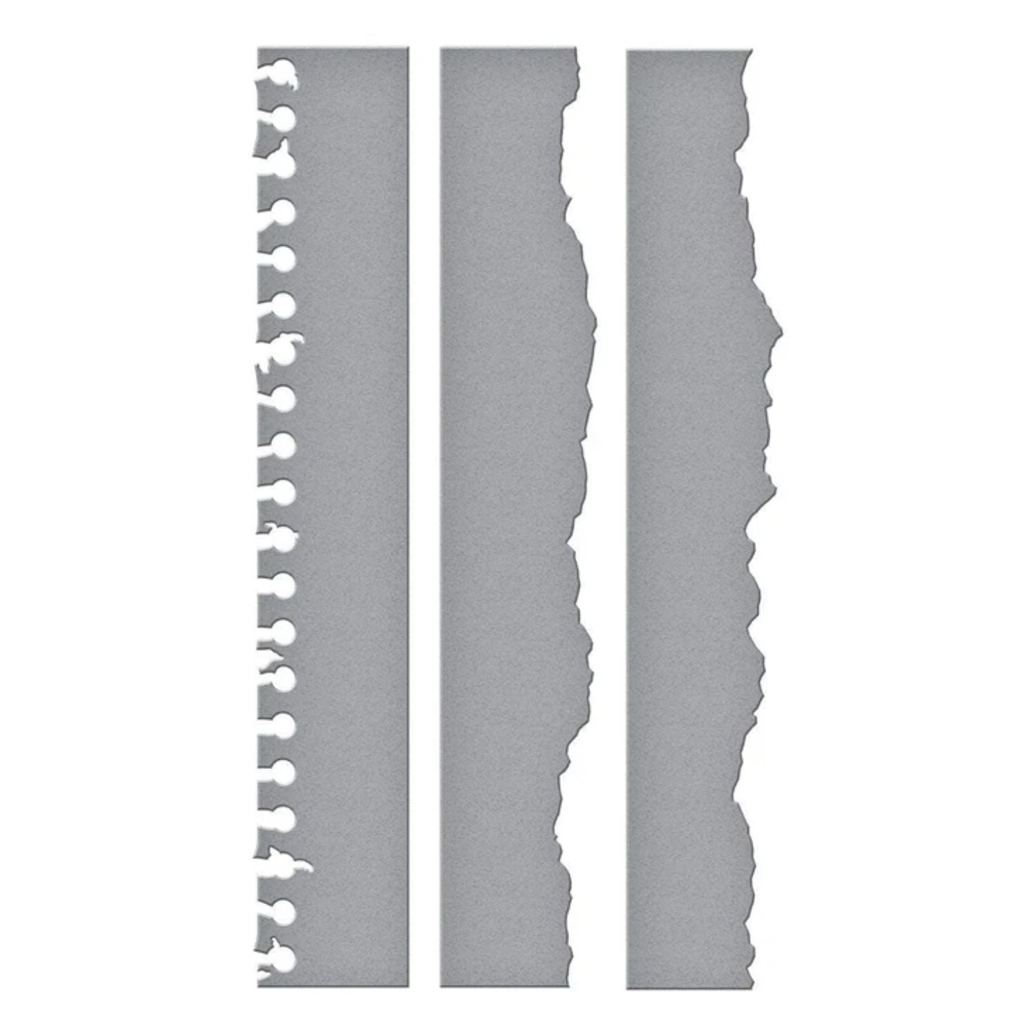 Torn Paper Edges Cutting Dies / Suajes De Corte Con Bordes De Papel Rasgados Accesorios para Suajadoras Spellbinders