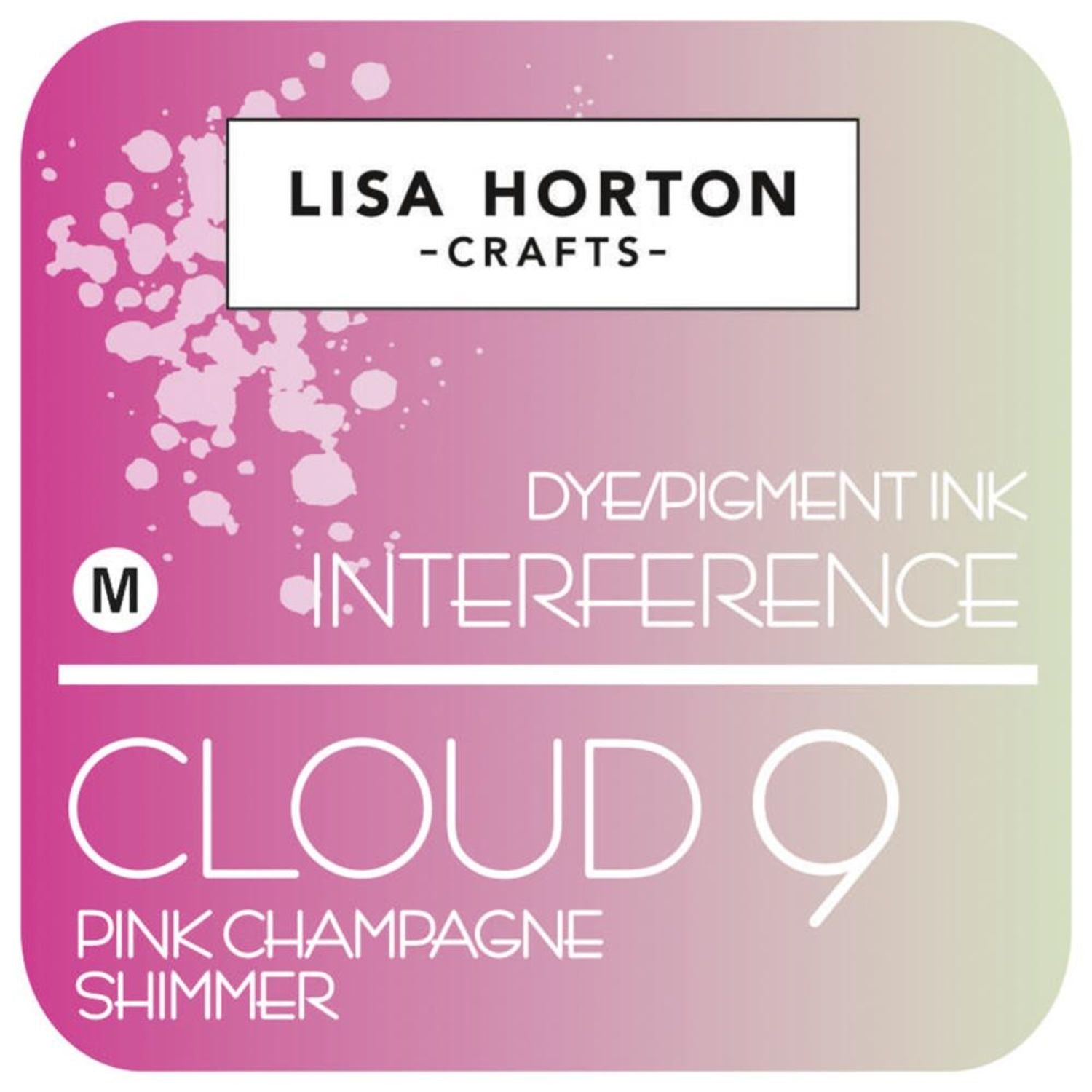 Interference Ink Pad Pink Champagne / Tinta De Interferencia Champaña Rosa Tinta para Sellos Lisa Horton Crafts